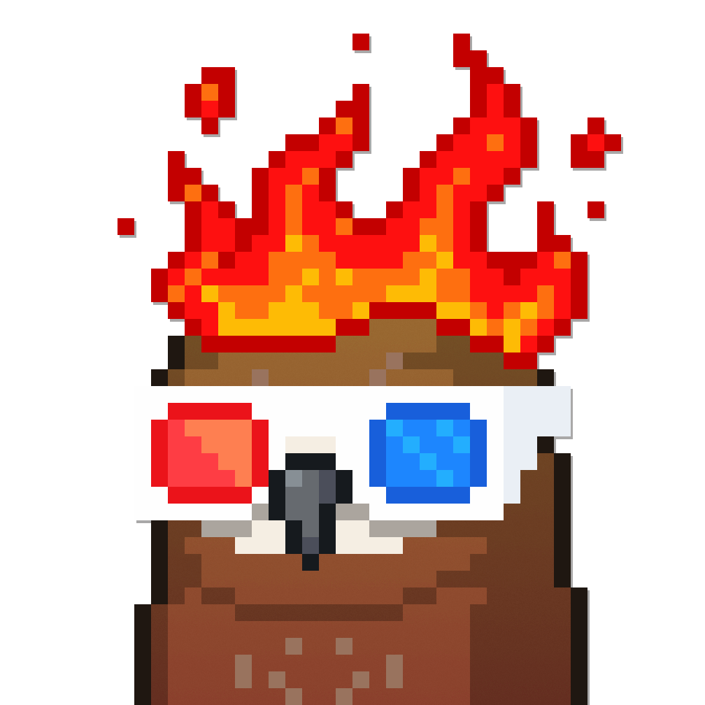 Side peeking pixel owl