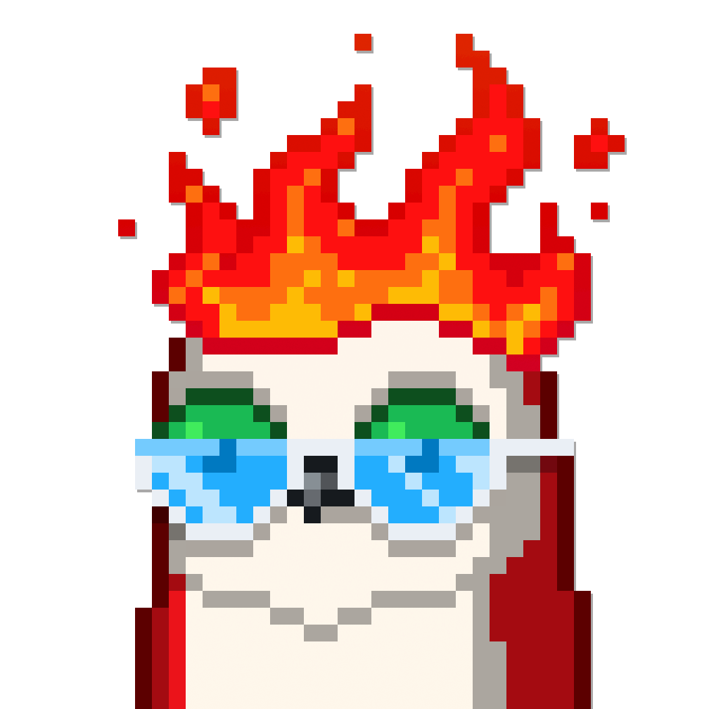 Side peeking pixel owl